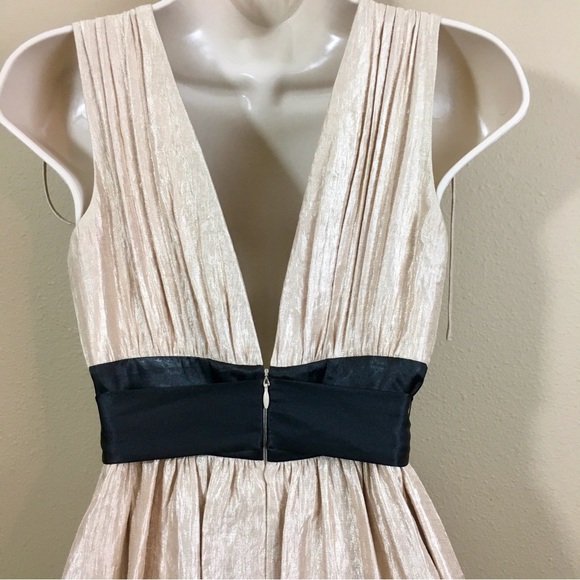 Max and Cleo Blush Shimmer Cocktail Dress - Picture 4 of 16